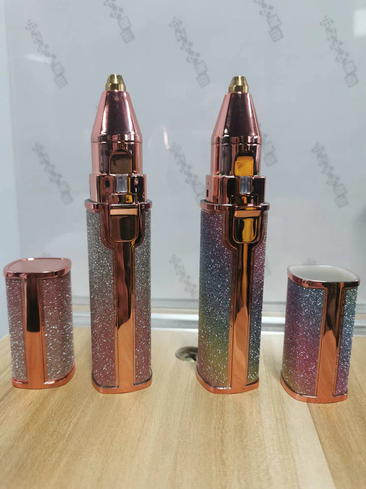 Facial Beauty - 2 In 1 Rechargeable Electric Eyebrow Trimmer + Body Facial