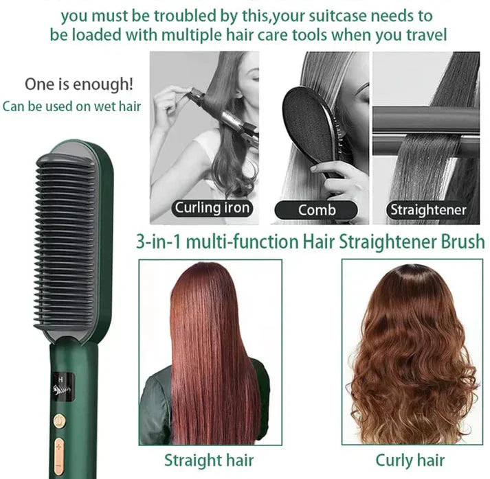 Hair Straightener Brush